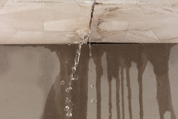 Professional Sewage Cleanup technician working in Manton, MI